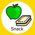 simple meals, talking points, widgit symbol for snack